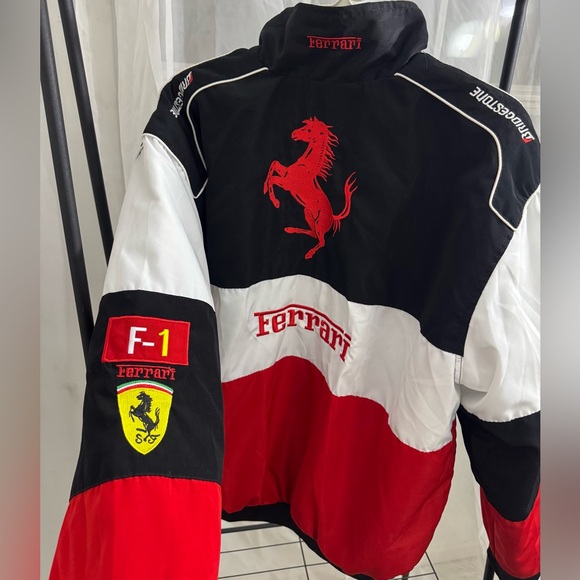 Ferrari Racing Jacket - Black, Red, and White - Picture 3 of 7